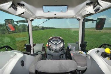 The interior of the all new McCormick X7 Series Tractor
